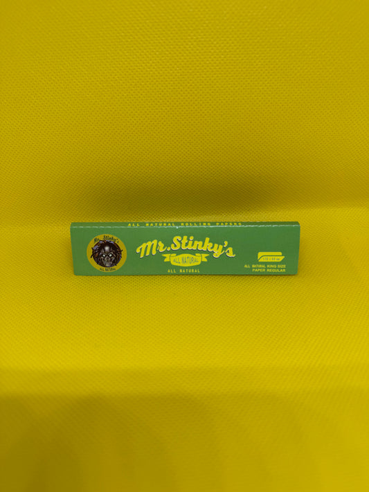 Mr. Stinky’s All Natural Rolling Papers- one king size booklet